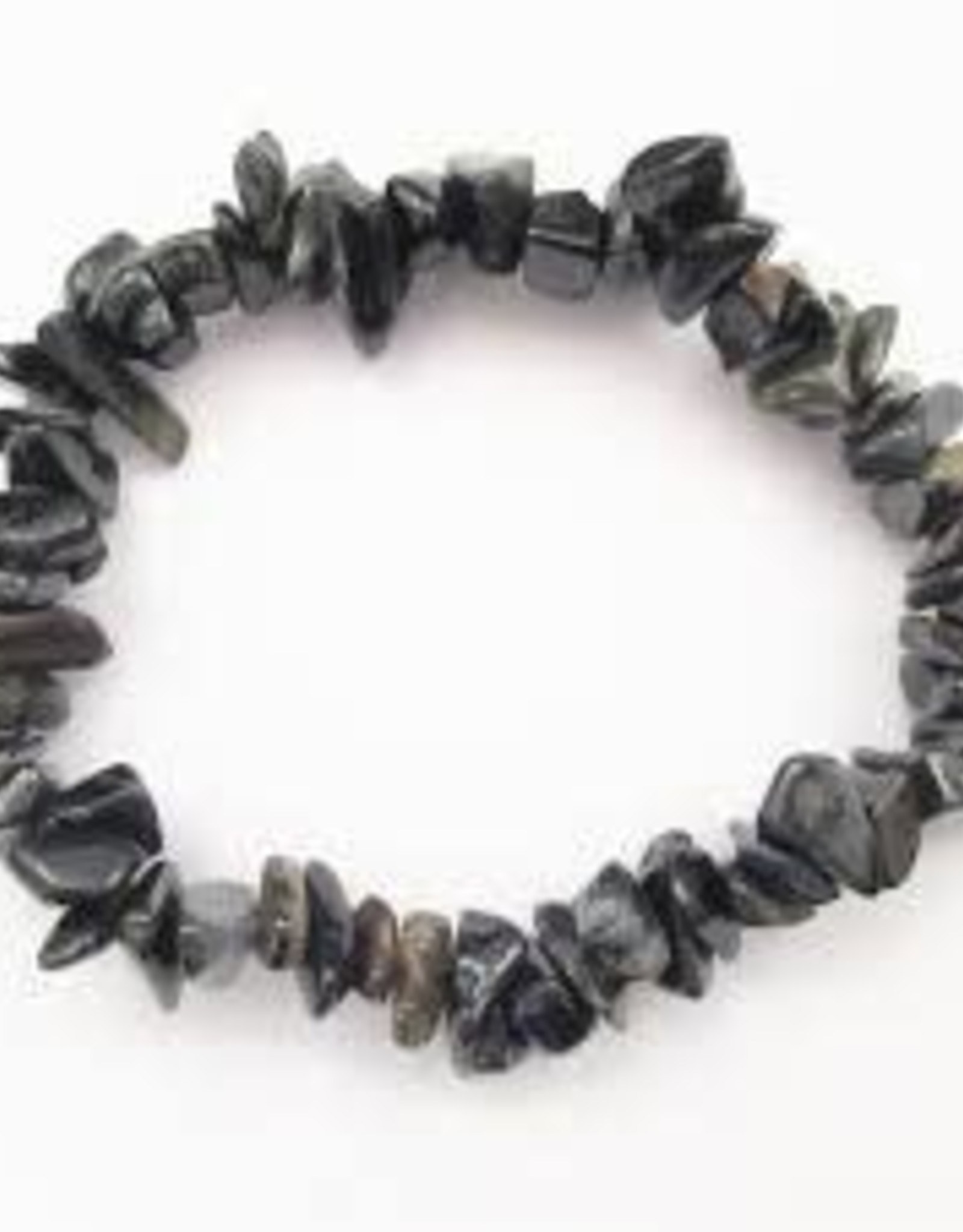 Blue Tiger's Eye - Chip Bracelet