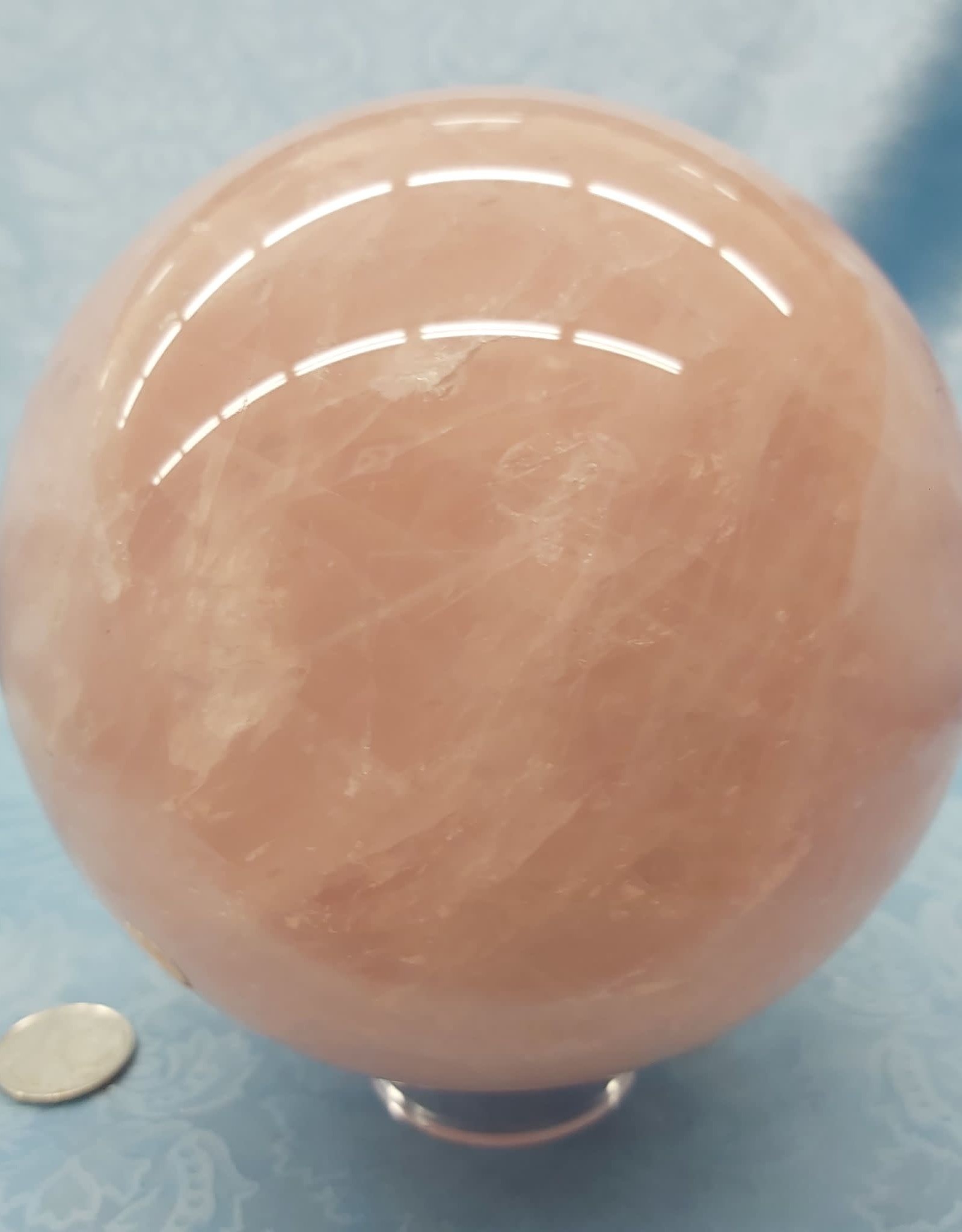 Rose Quartz Sphere 6in - $500