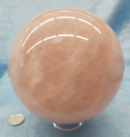 Rose Quartz Sphere 6in - $500