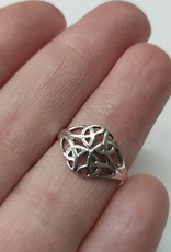 Celtic Double Knot Ring - Size 5 Sterling Silver