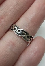 Celtic Band Ring - Size 5 Sterling Silver