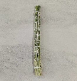 8" Sweetgrass & White Sage Stick  Locally Grown Organic