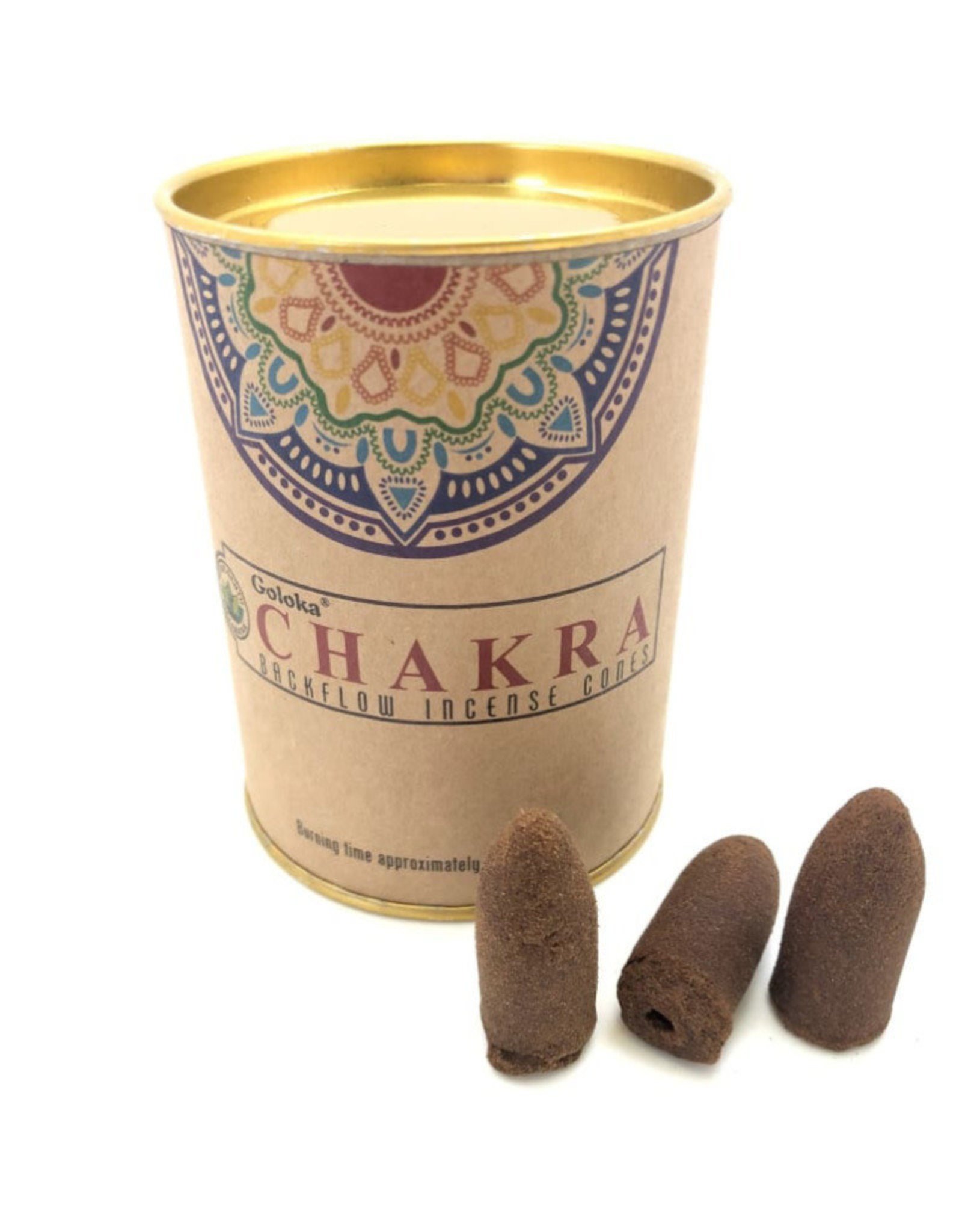 GOLOKA Chakra GOLOKA Backflow Incense Cones