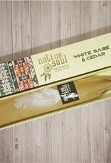 Native Soul White Sage & Cedar Native Soul Incense Sticks