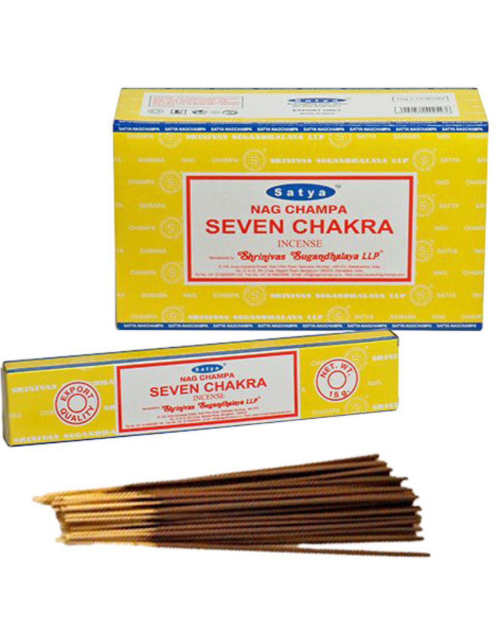 Satya Seven Chakra SATYA Incense Sticks