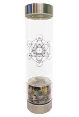 Zenature Chakra Crystal Infuser Water Bottle 500 ml