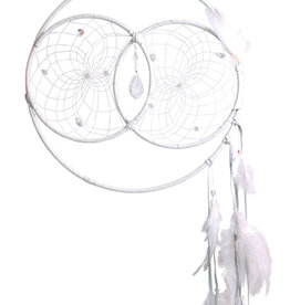 Monague Native Crafts White Wedding 12" Dream Catcher
