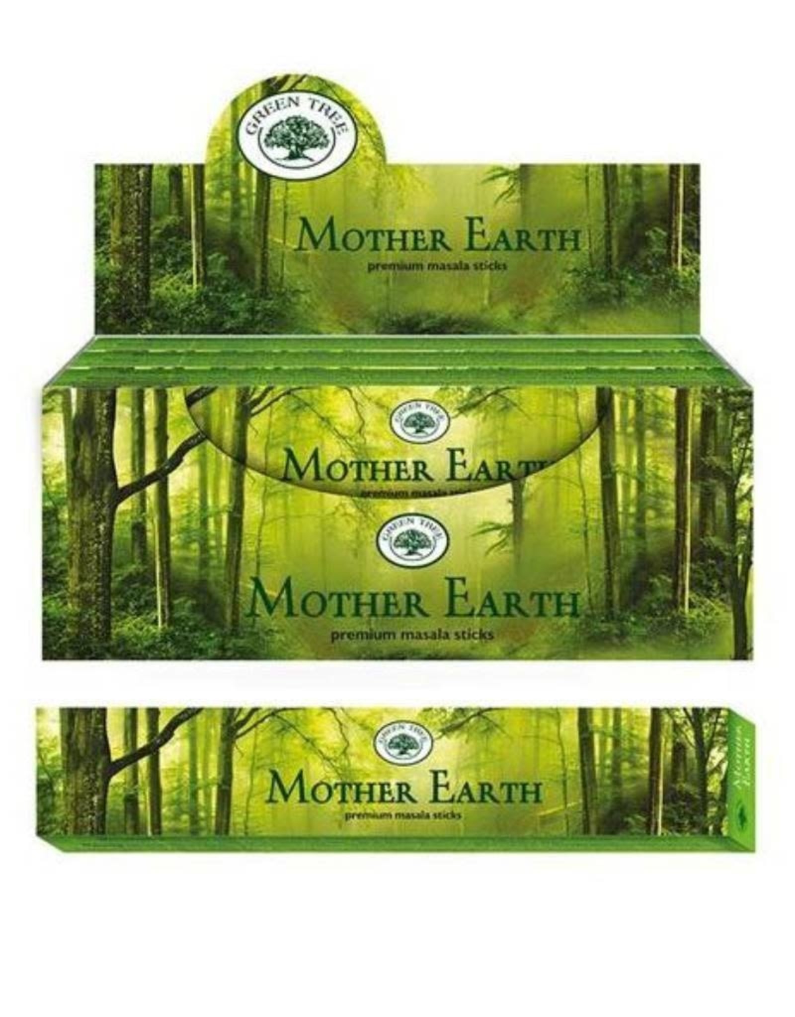 Green Tree Mother Earth Green Tree Incense Sticks 15g