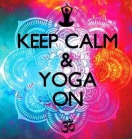 Keep Calm & Yoga On  Plaque