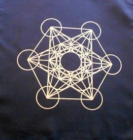 Metatron's Cube Crystal Grid Mat - 12″ x 12″