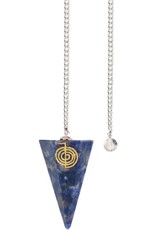 Sodalite with Reiki Symbol - Pendulum