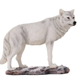 Pacific Trading Arctic White Wolf Statue