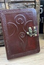 Fantasy Gifts Goddess 5" x 7" Leather Journal Maiden Mother Moon