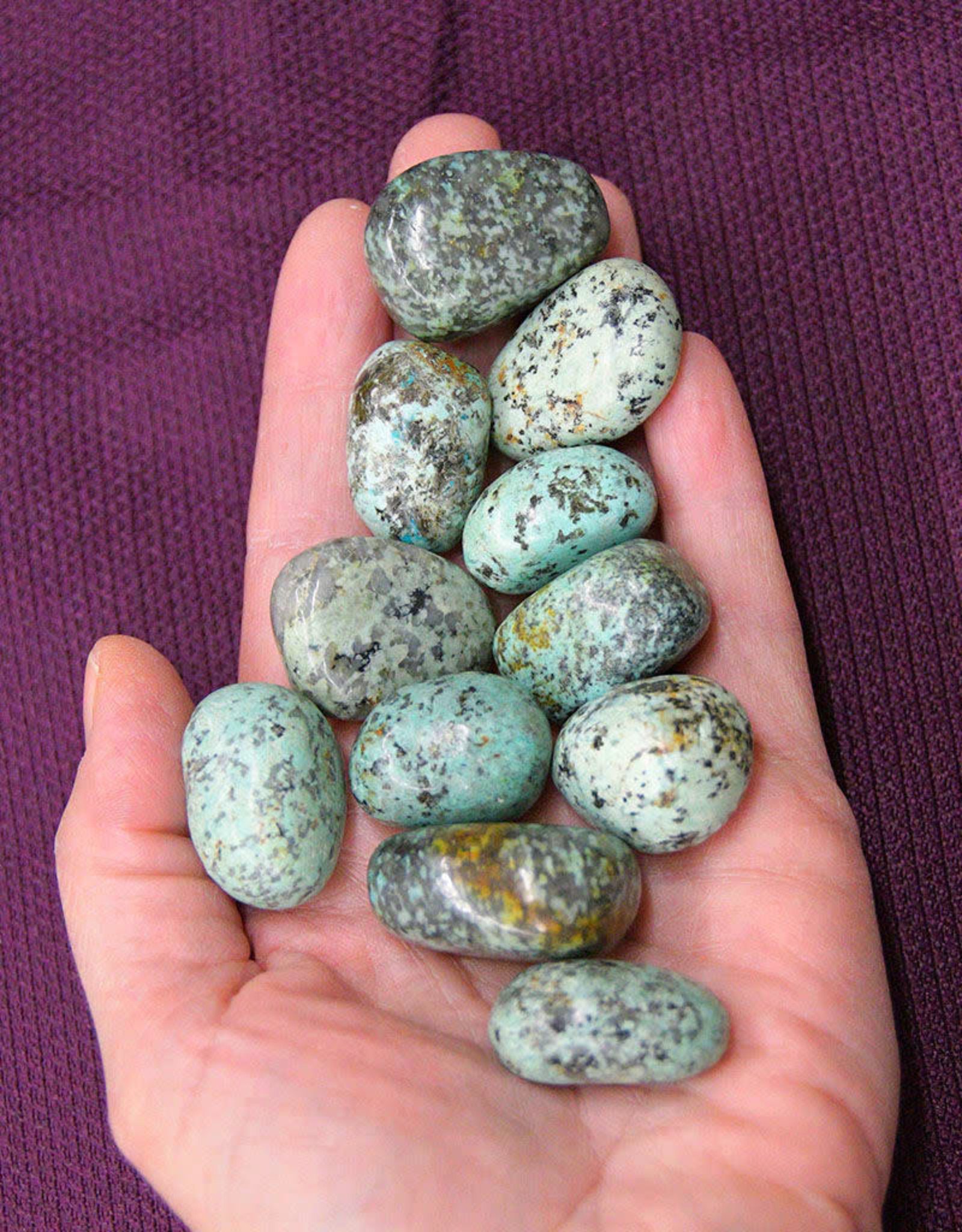 African Turquoise Tumbled $4