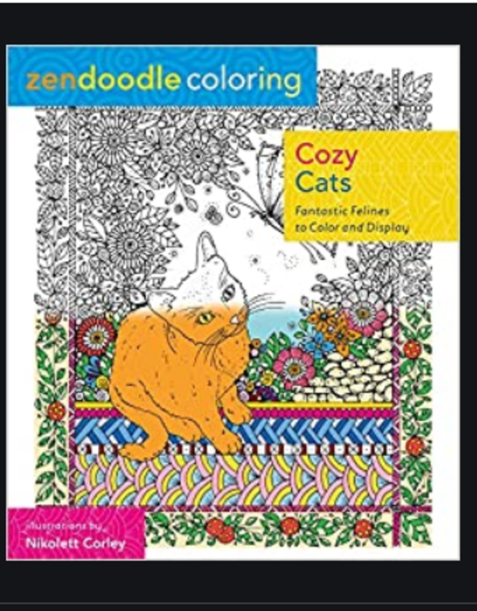 Zendoodle Cozy Cats Coloring Book by Zendoodle