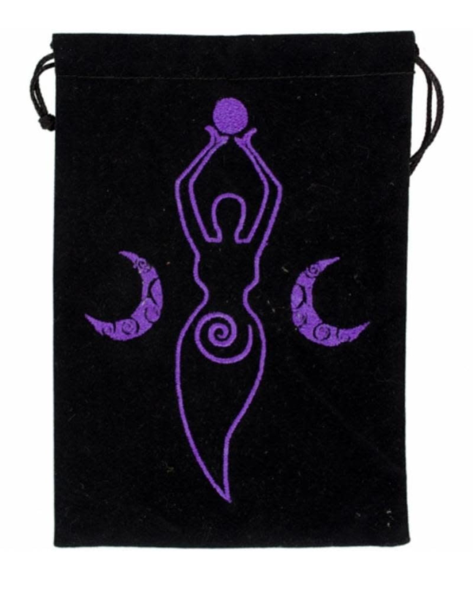 Moon Goddess Velvet Tarot Bag 5" x  7"