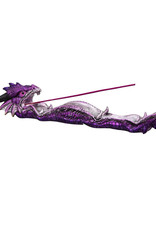Purple-Pink Dragon Incense Burner