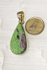 Ruby in Zoisite Pendant B Sterling Silver