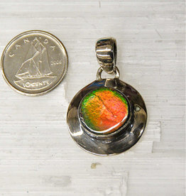 Ammolite B Pendant Sterling Silver