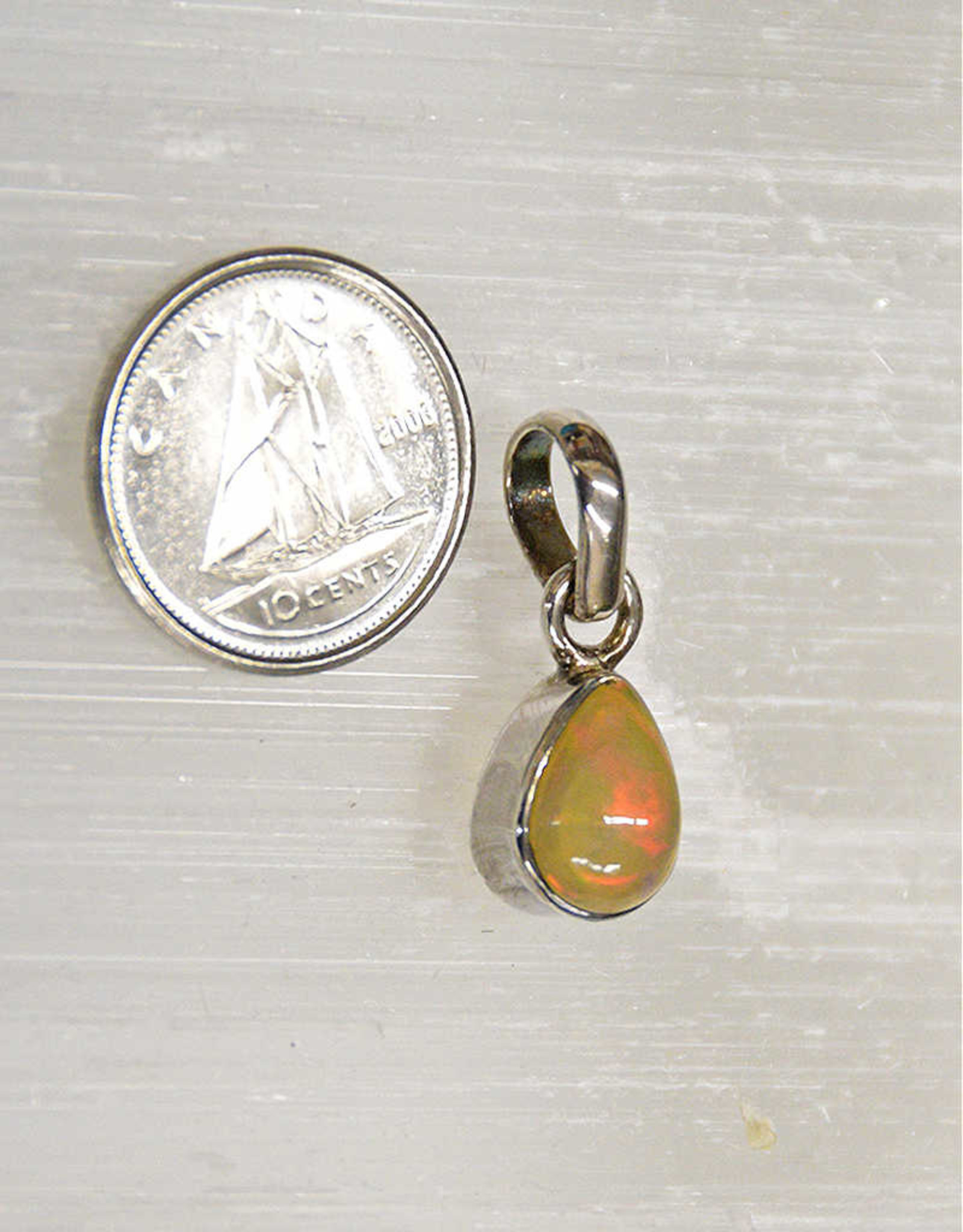 Ethiopian Opal Pendant Sterling Silver