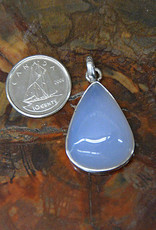 Chalcedony Pendant Sterling Silver