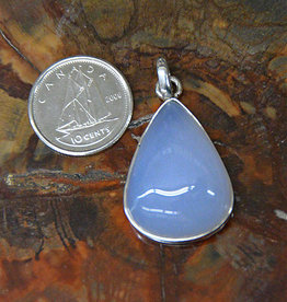 Chalcedony Pendant Sterling Silver