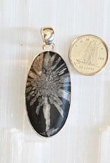 Chrysanthemum  Pendant B Sterling Silver