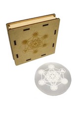 Selenite Charging Disk Metatron's Cube