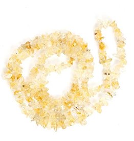 Citrine 36" Chip Necklace