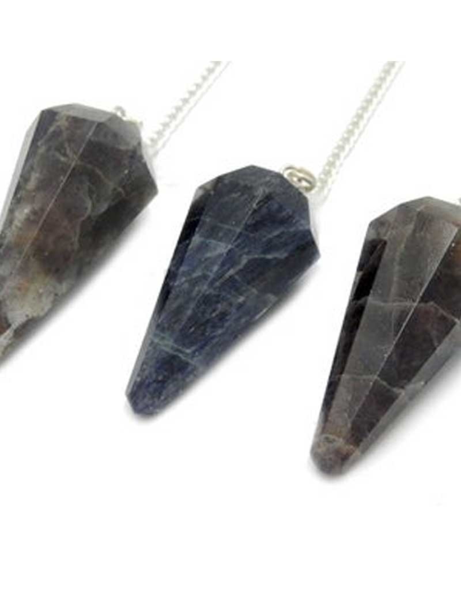 Iolite Faceted Pendulum