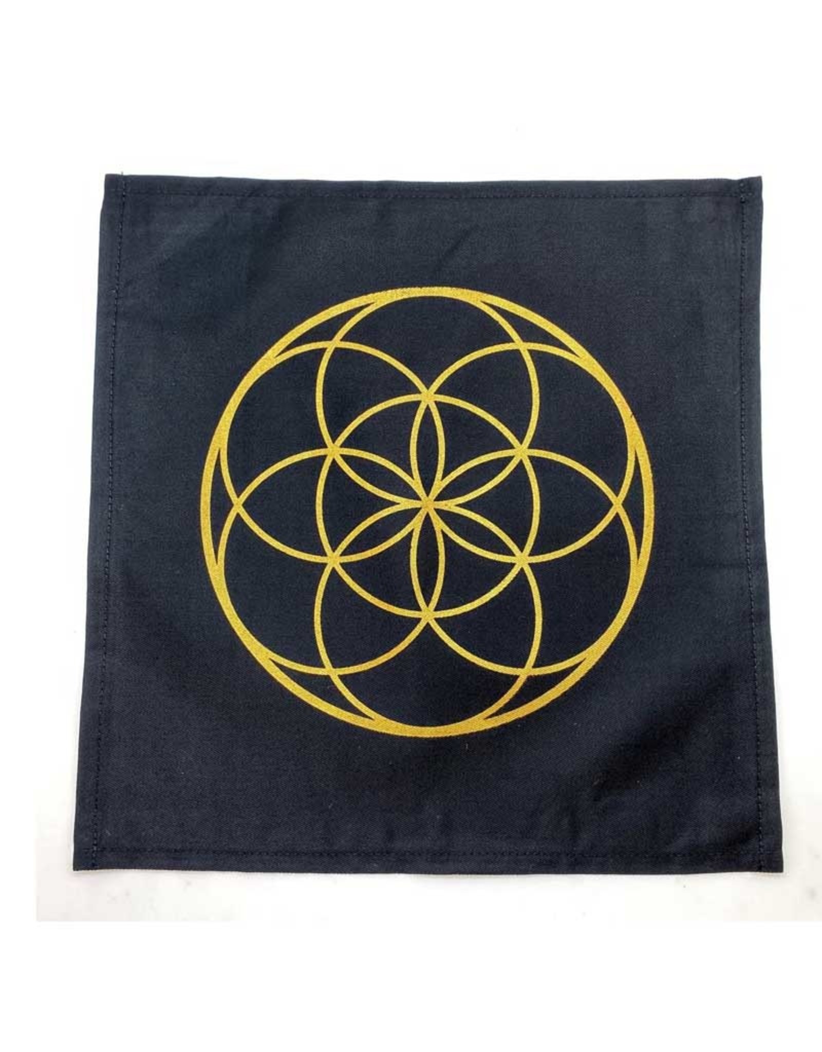 Seed of Life Crystal Grid Mat  - 12″ x 12″