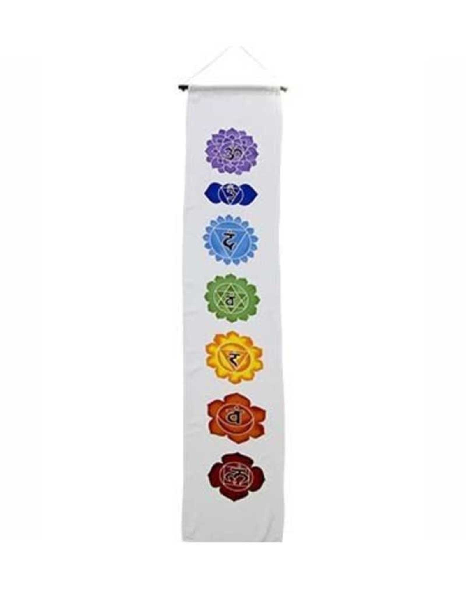 Chakra Banner 12" x 62" - White Background