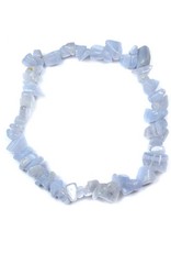 Blue Lace Agate - Chip Bracelet