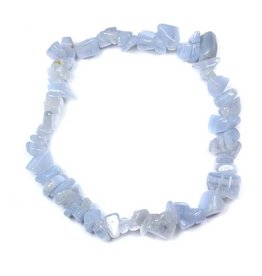 Blue Lace Agate - Chip Bracelet