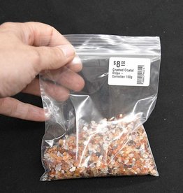 Crushed Crystal Chips - Carnelian 100g