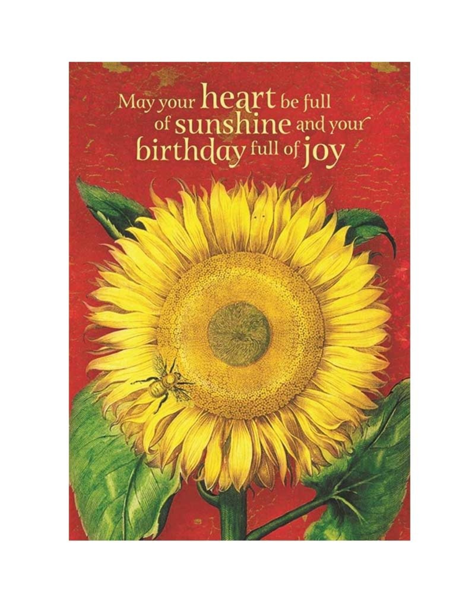 Amber Lotus Sunshine Birthday - Greeting Card