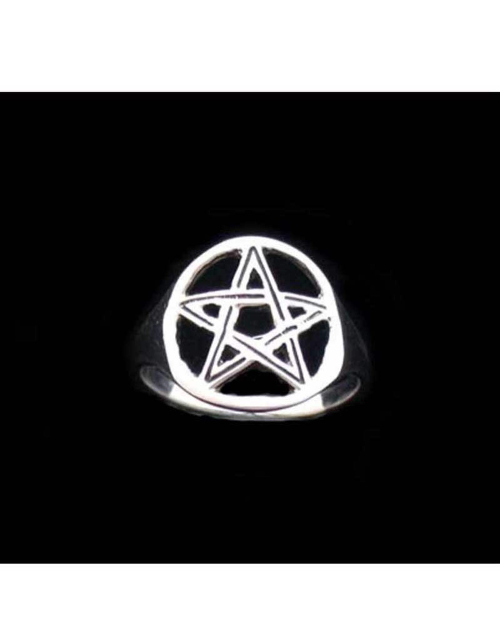 Pentagram Ring - Size 3 Sterling Silver