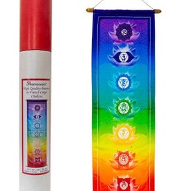 7 Chakras Banner -14″ x 36″