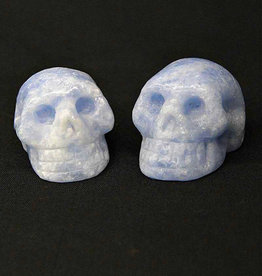Blue Calcite Skulls 2"