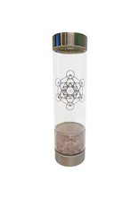Zenature Rose Quartz Infuser Water Bottle 500 ml