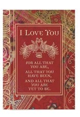 Amber Lotus All That You Are - Greeting Card