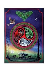 Tree - Free Greetings Celtic Shield - Greeting Card