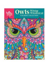 Hello Angel Hello Angel Owls Wild & Whimsical Coloring Book