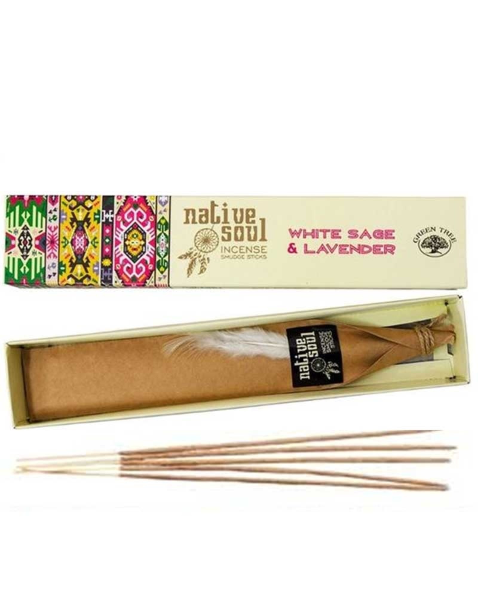Native Soul White Sage & Lavender Native Soul Incense Sticks