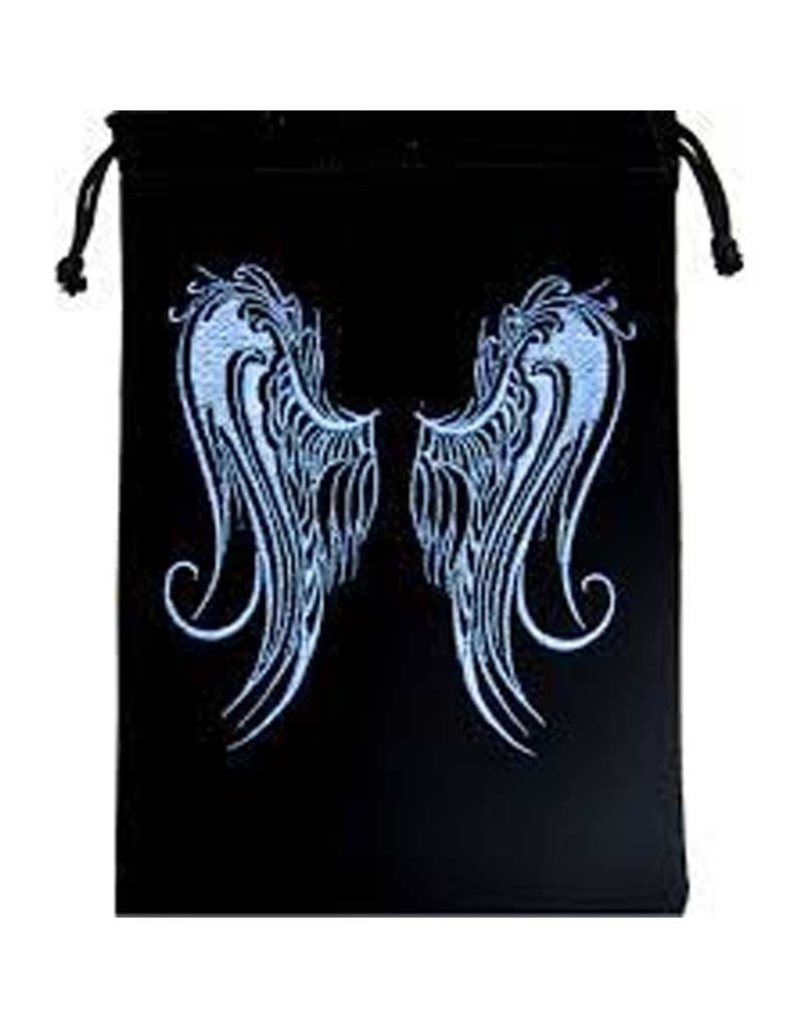 Angel Wings Velvet Tarot Bag - 5" x  7"