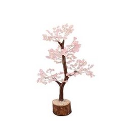 Rose Quartz Bonsai Tree - 9"