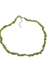 Peridot 18" Chip Necklace w Clasp