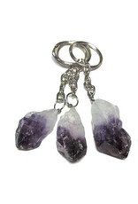 Mineral Keychains - Amethyst Point