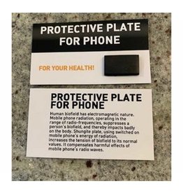 Shungite Cell/Computer EMF Protection Plate  – 1″x 0.5″