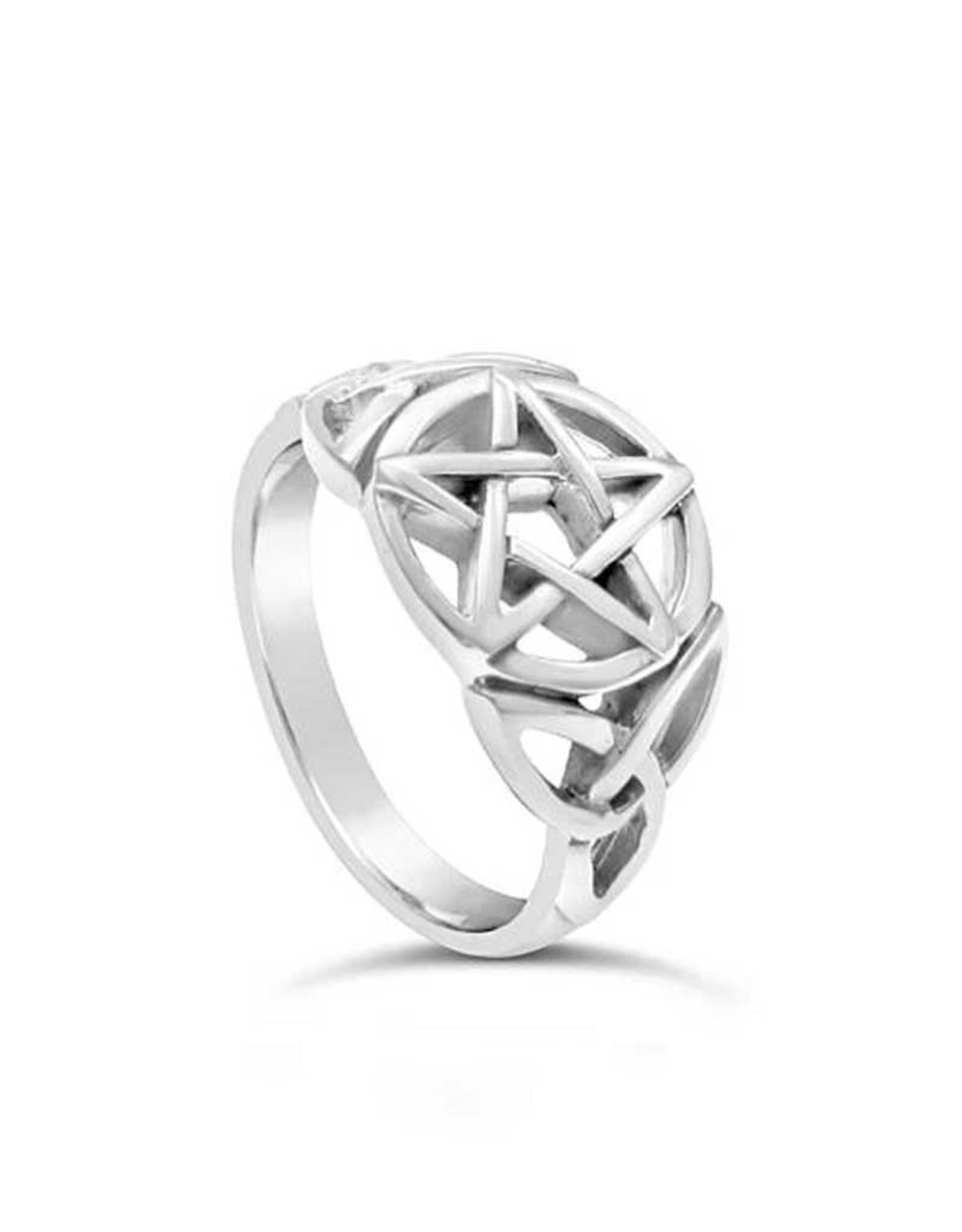 Celtic Circled Pentacle Ring Size 6